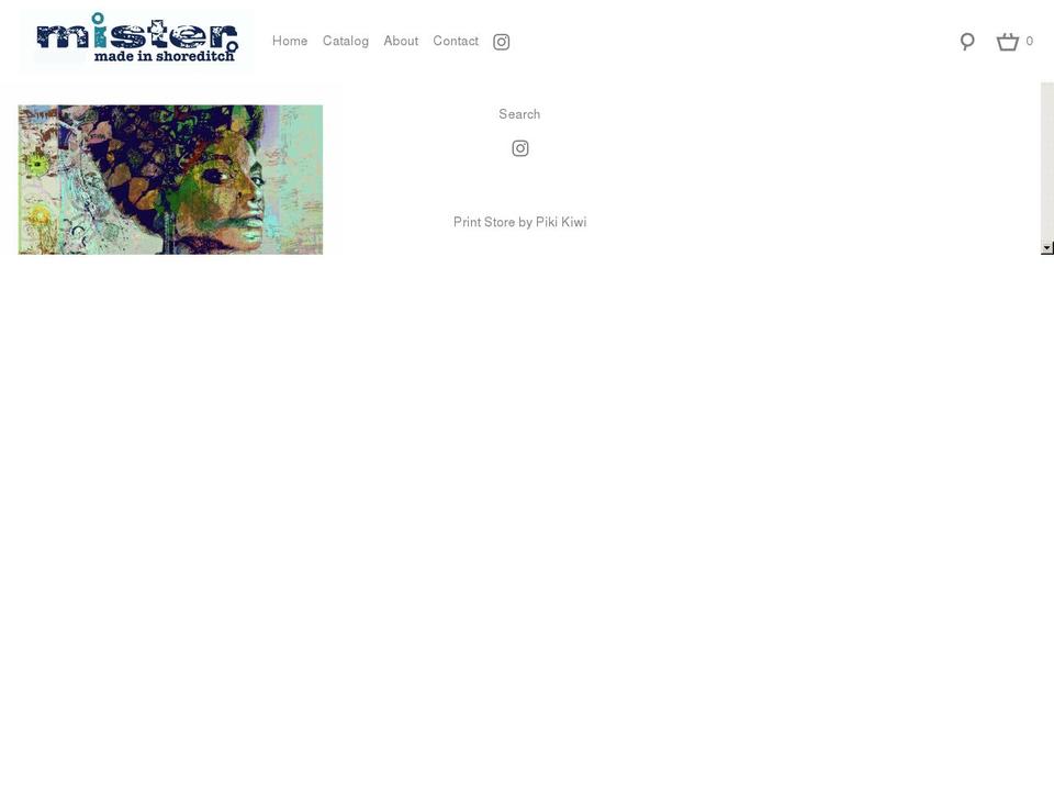 mister.london shopify website screenshot