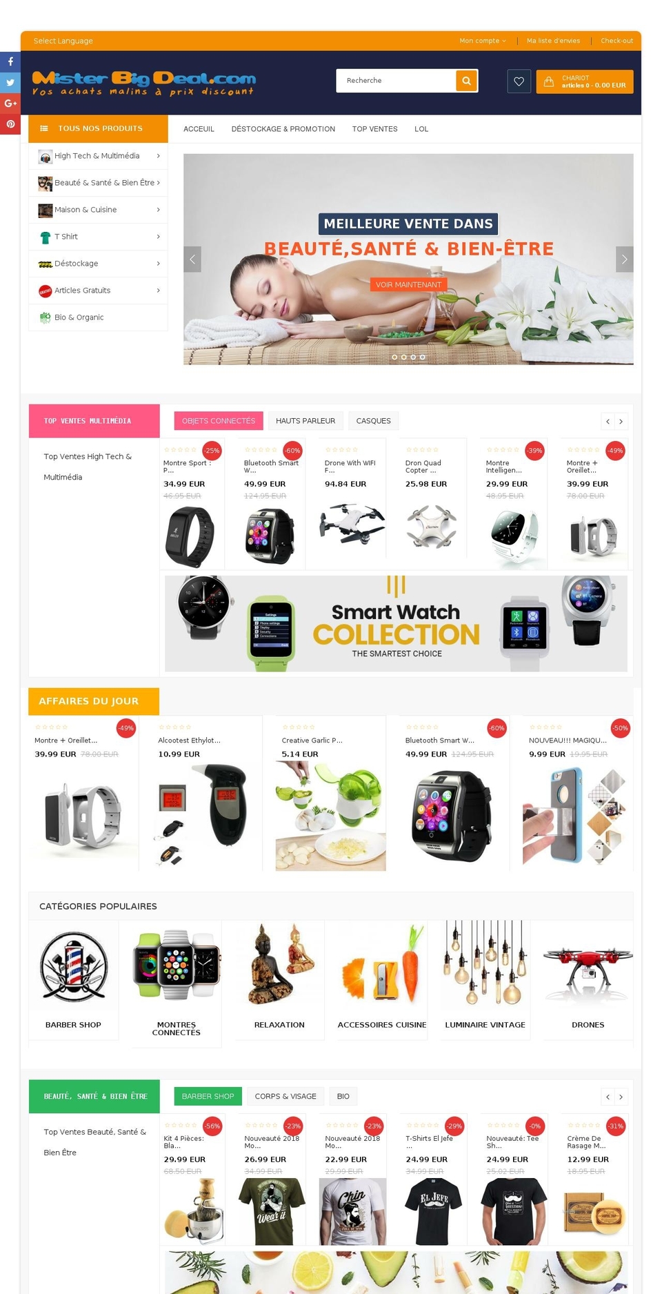 misterbigdeal.com — Shopify storefront screenshot