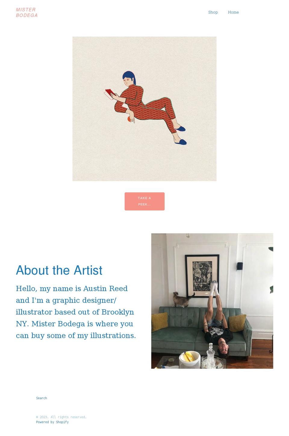 misterbodega.com shopify website screenshot