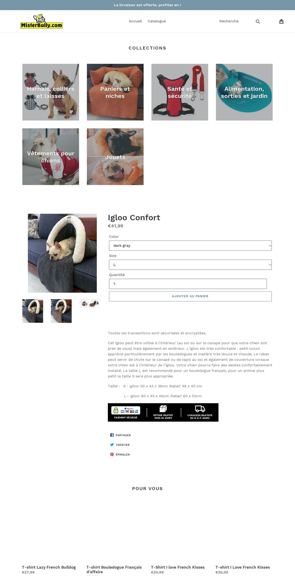 misterbully.com — Shopify storefront screenshot