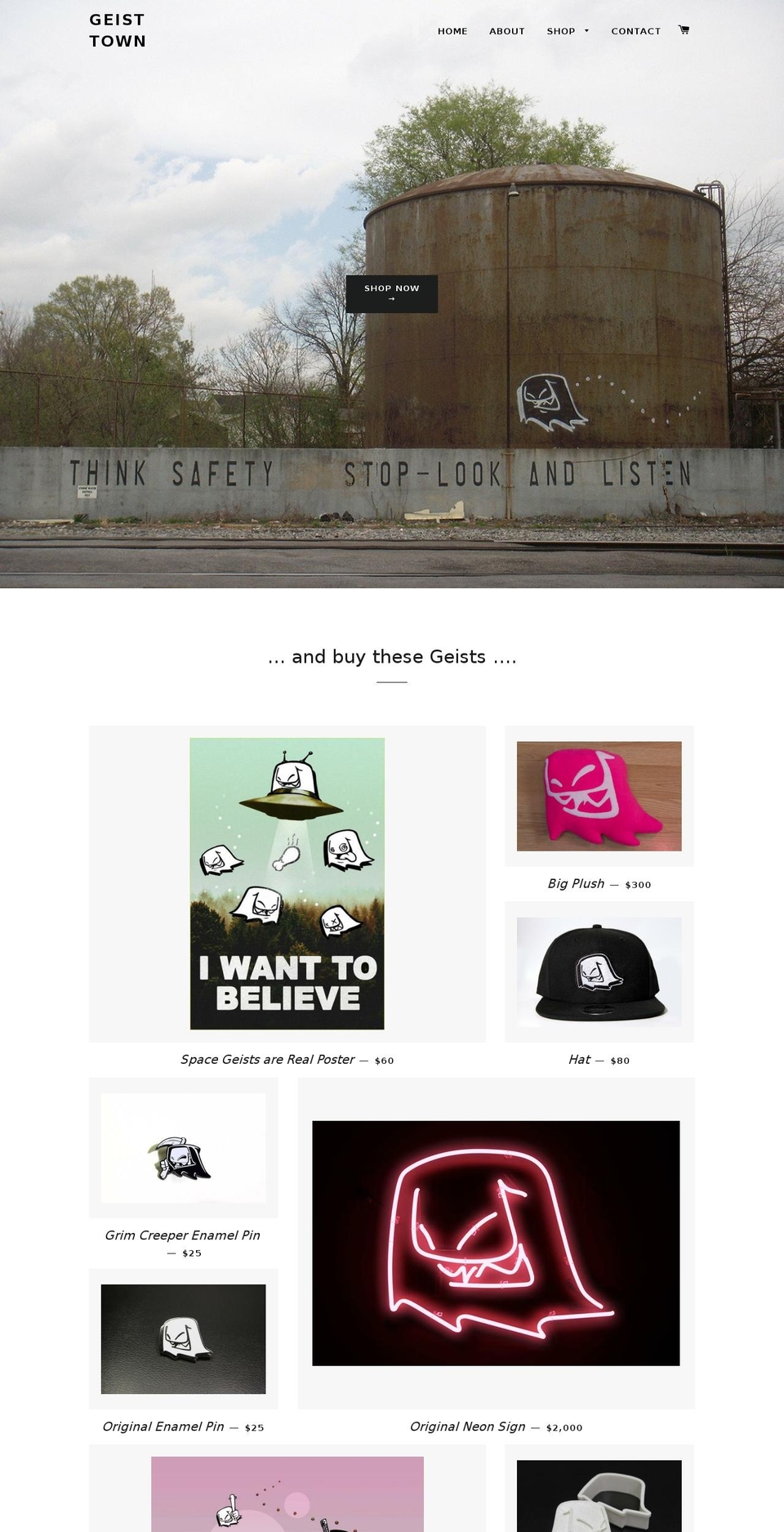 misterfangs.com — Shopify storefront screenshot