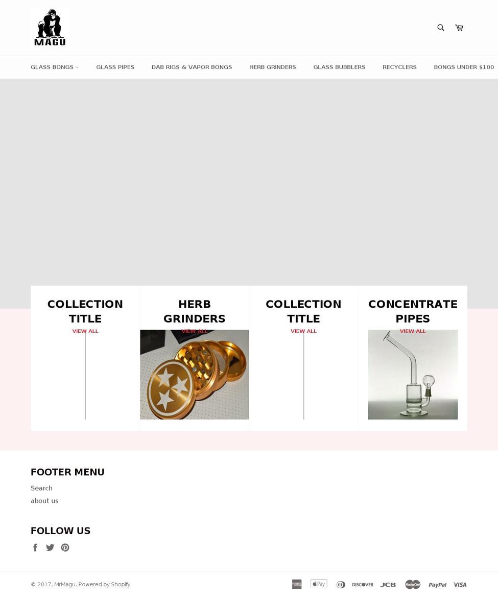 mistermagu.com shopify website screenshot