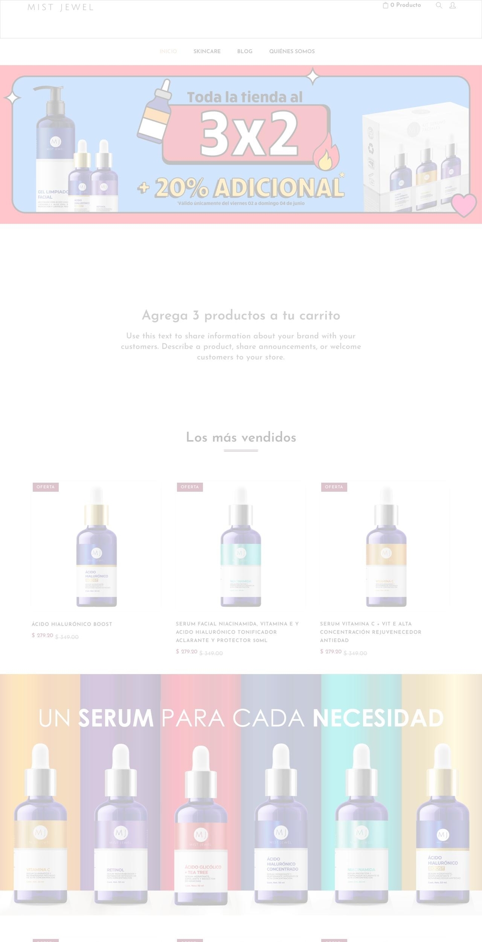 mistjewel.com — Shopify storefront screenshot