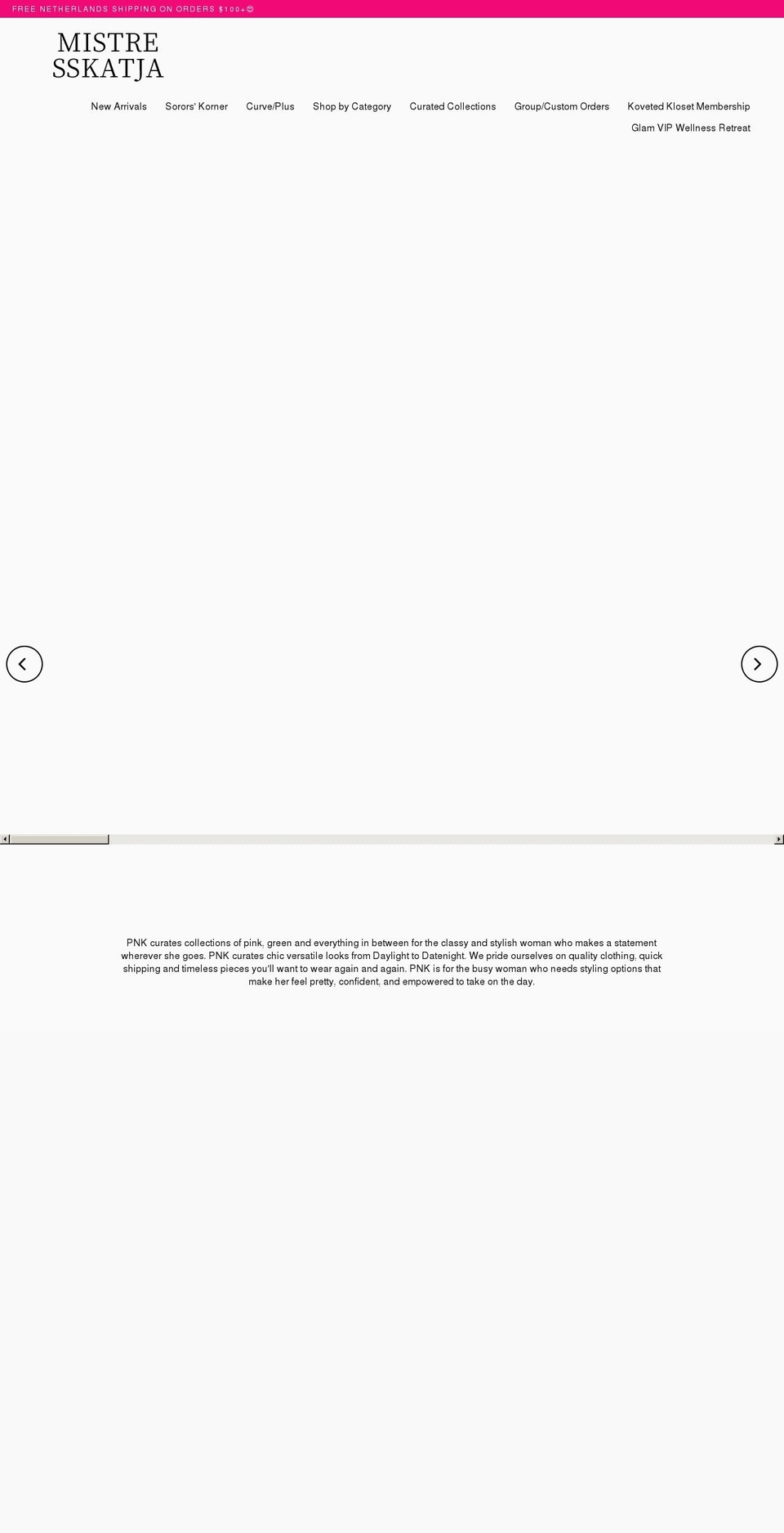 mistresskatja.com — Shopify storefront screenshot
