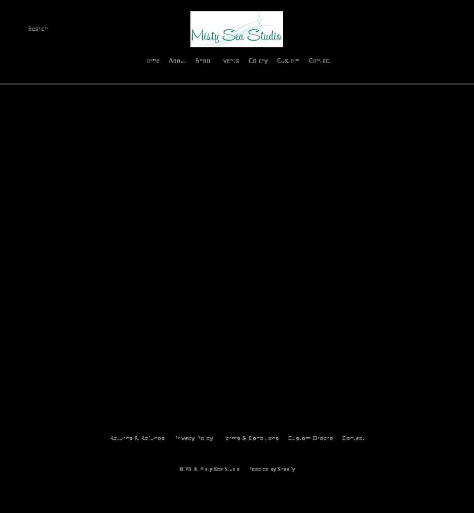 mistyseastudio.net shopify website screenshot