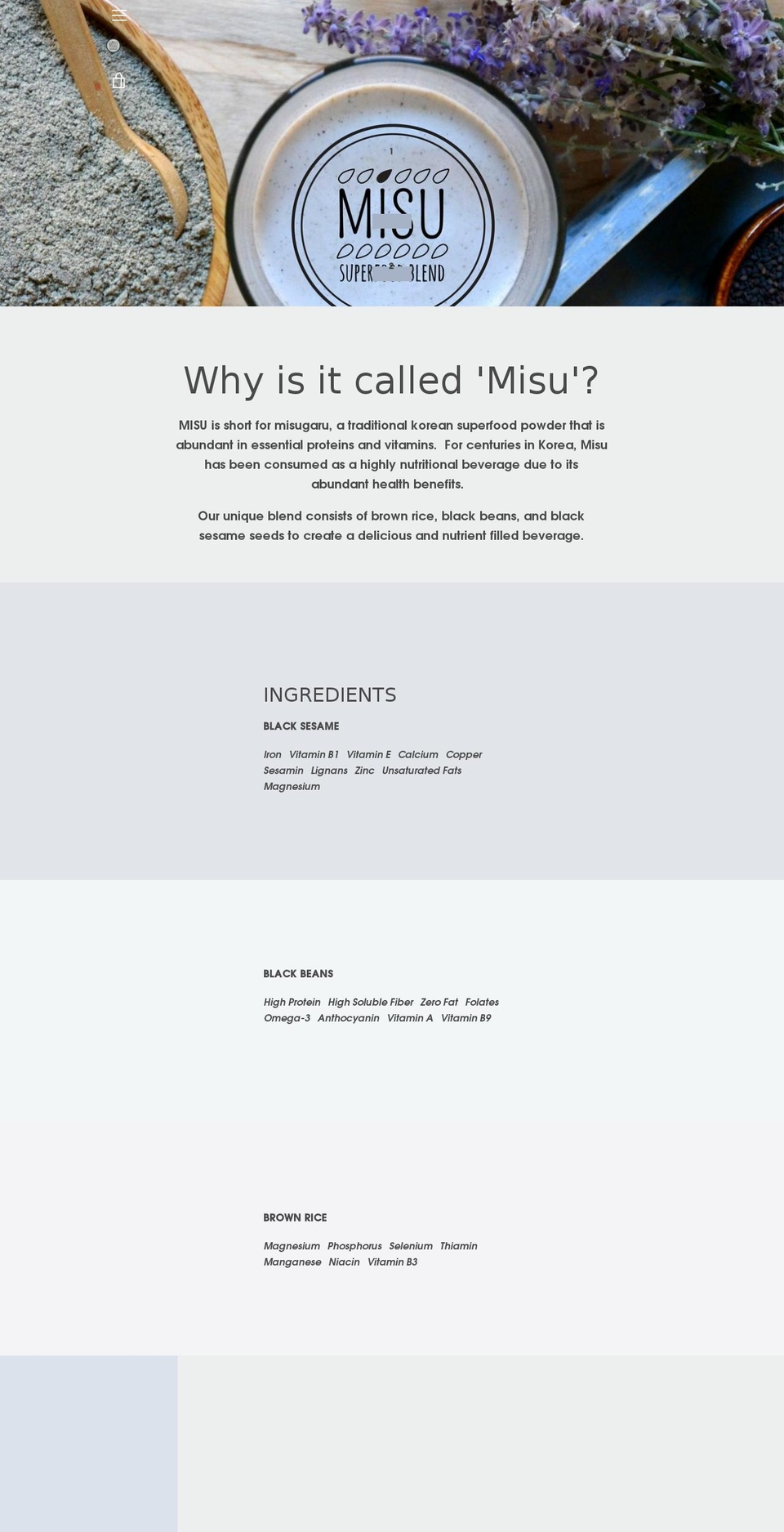 misuforyou.com — Shopify storefront screenshot