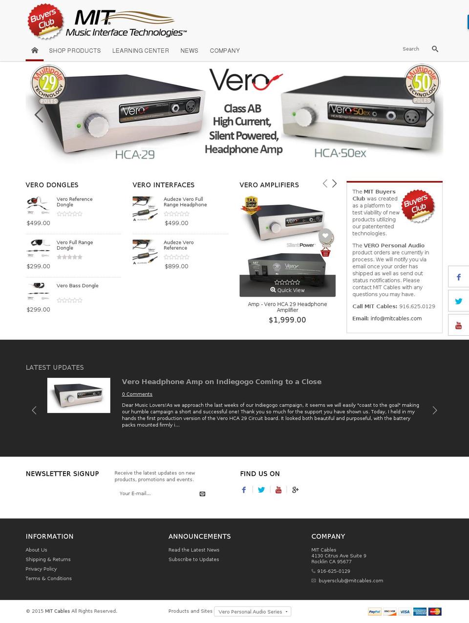 New MIT Buyers Club Shopify theme site example mitcables-buyersclub.com