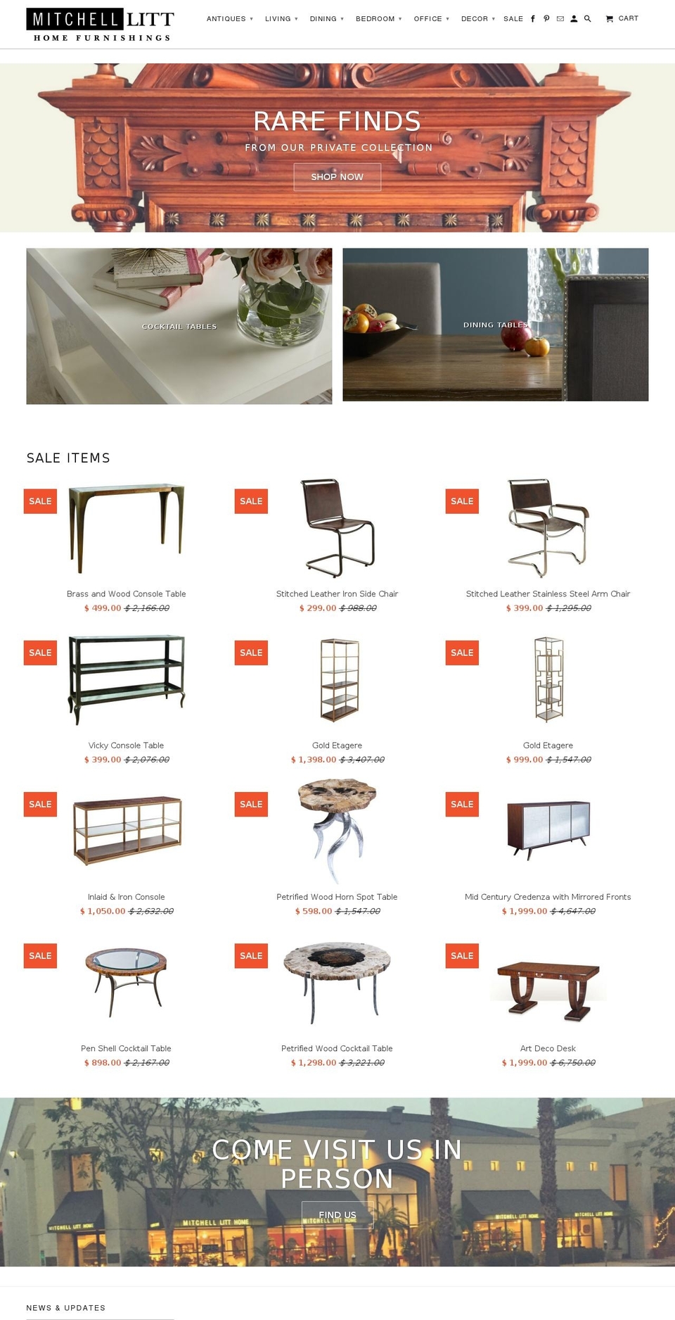 mitchelllitt.com shopify website screenshot