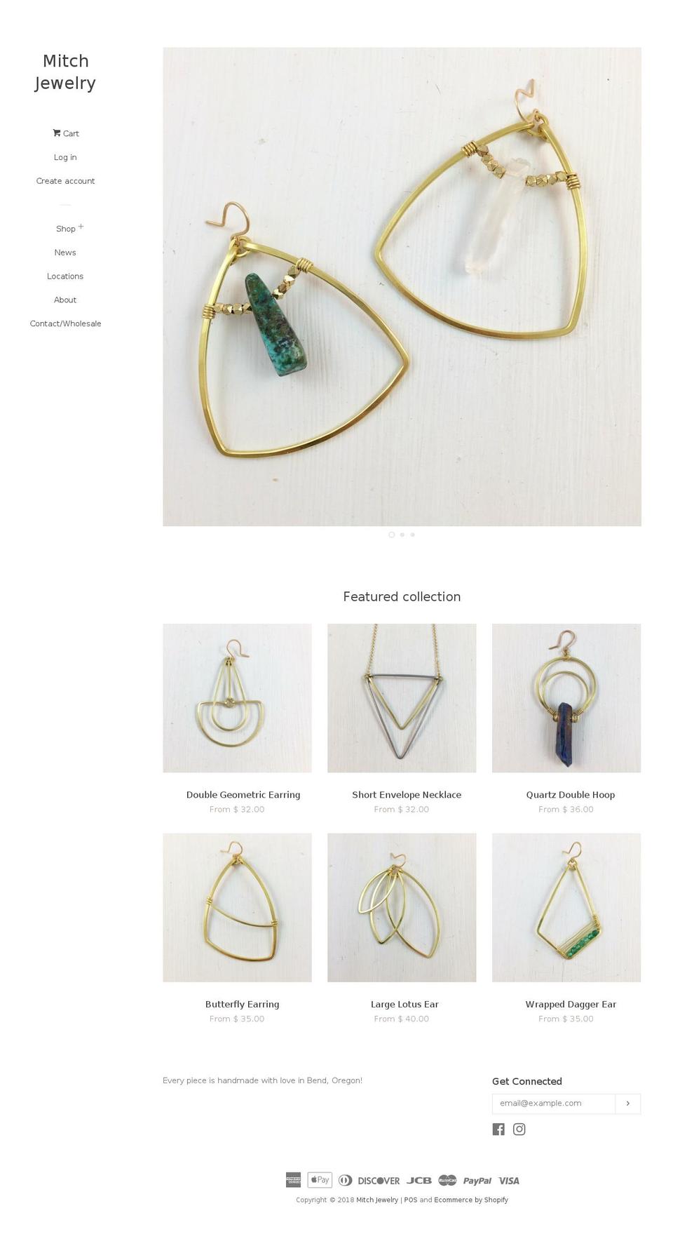 Pop --WH Shopify theme site example mitchjewelry.com