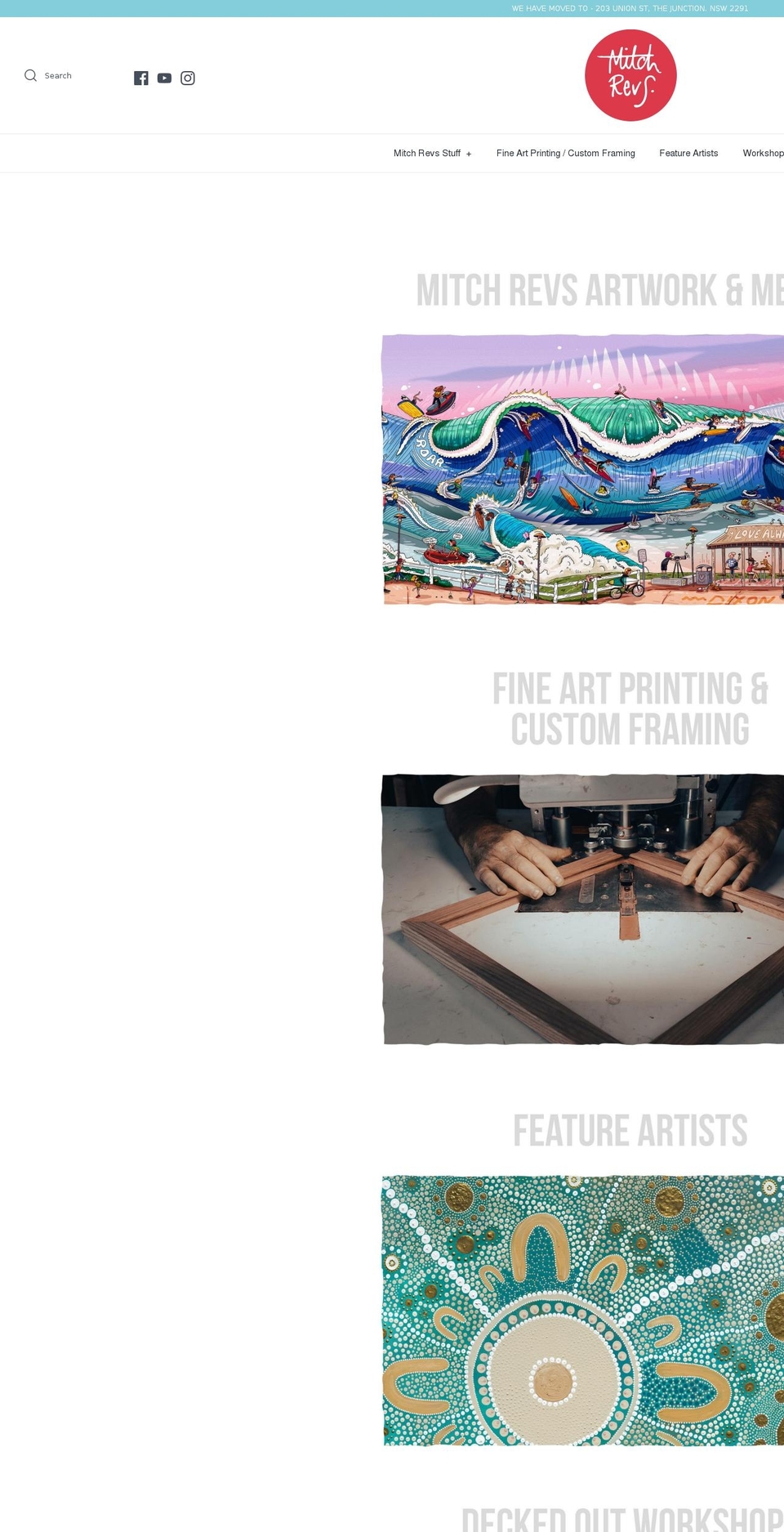 mitchrevs.com shopify website screenshot