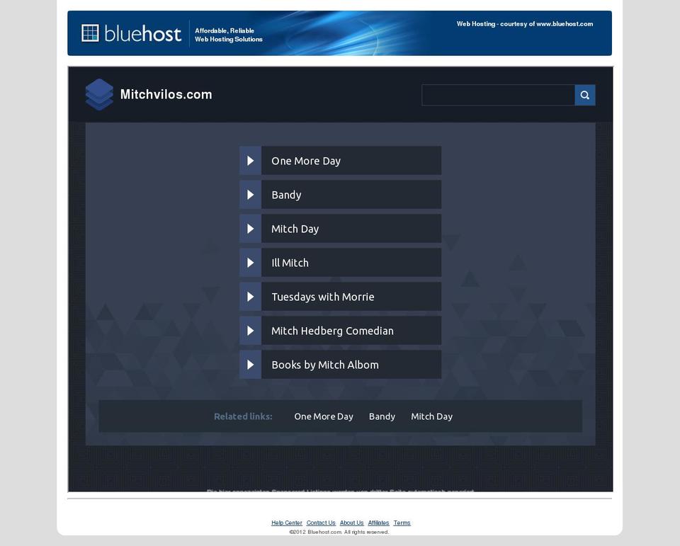 mitchvilos.com shopify website screenshot
