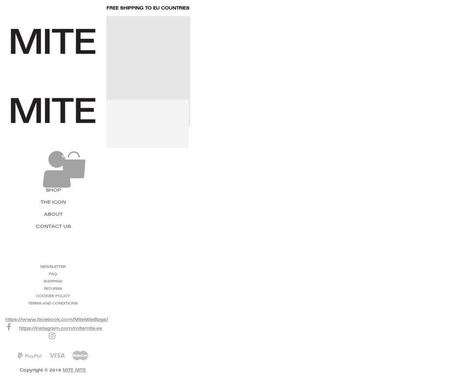 mitemite.es shopify website screenshot