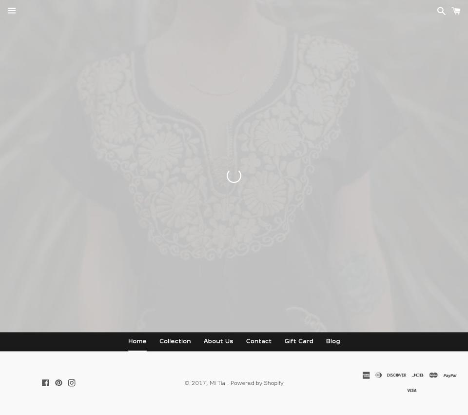 mitiagoods.com shopify website screenshot