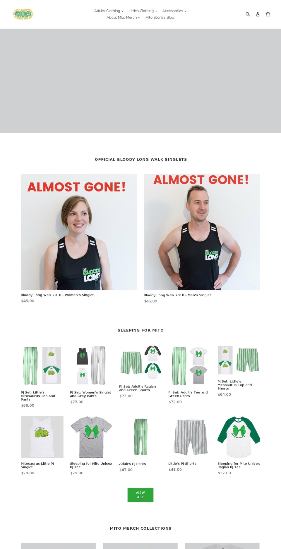 mitomerch.com — Shopify storefront screenshot
