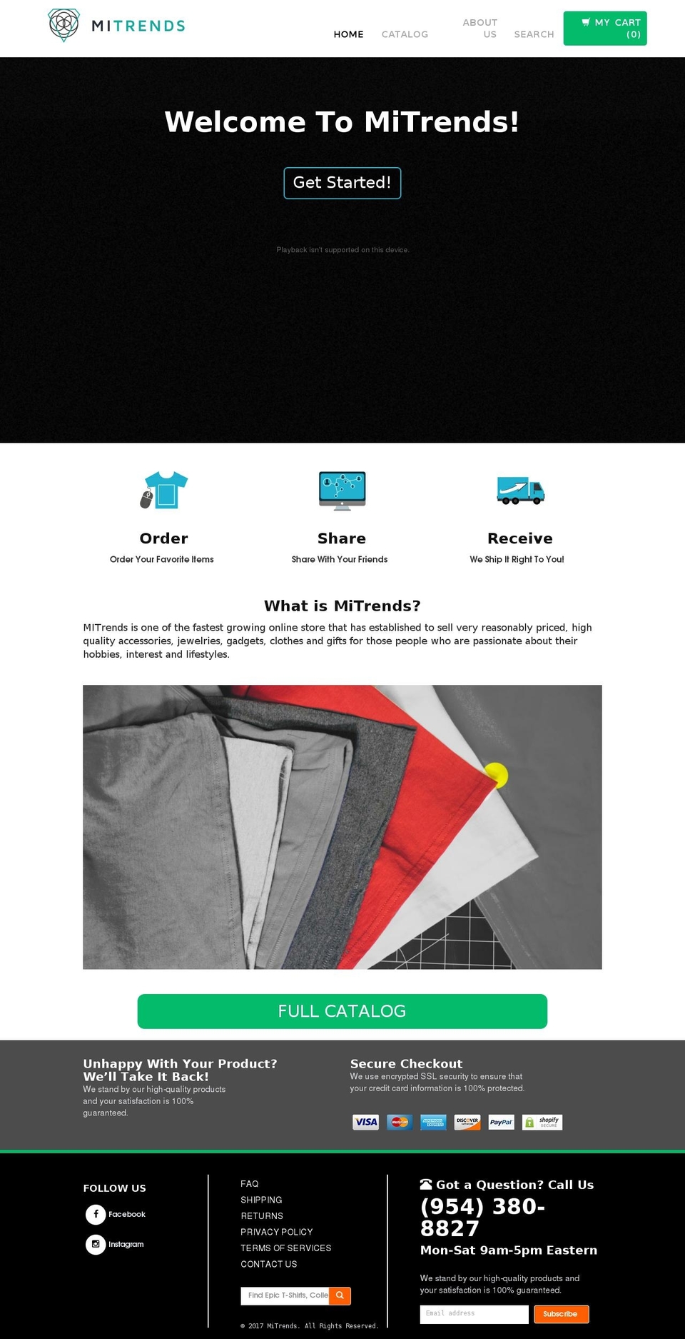 mitrends.com shopify website screenshot