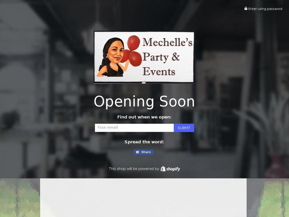 mitsys-events.com shopify website screenshot