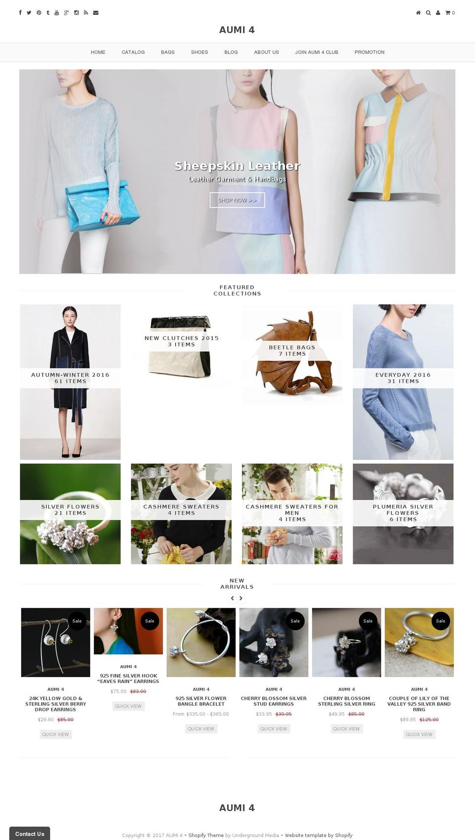 miuolui.com shopify website screenshot