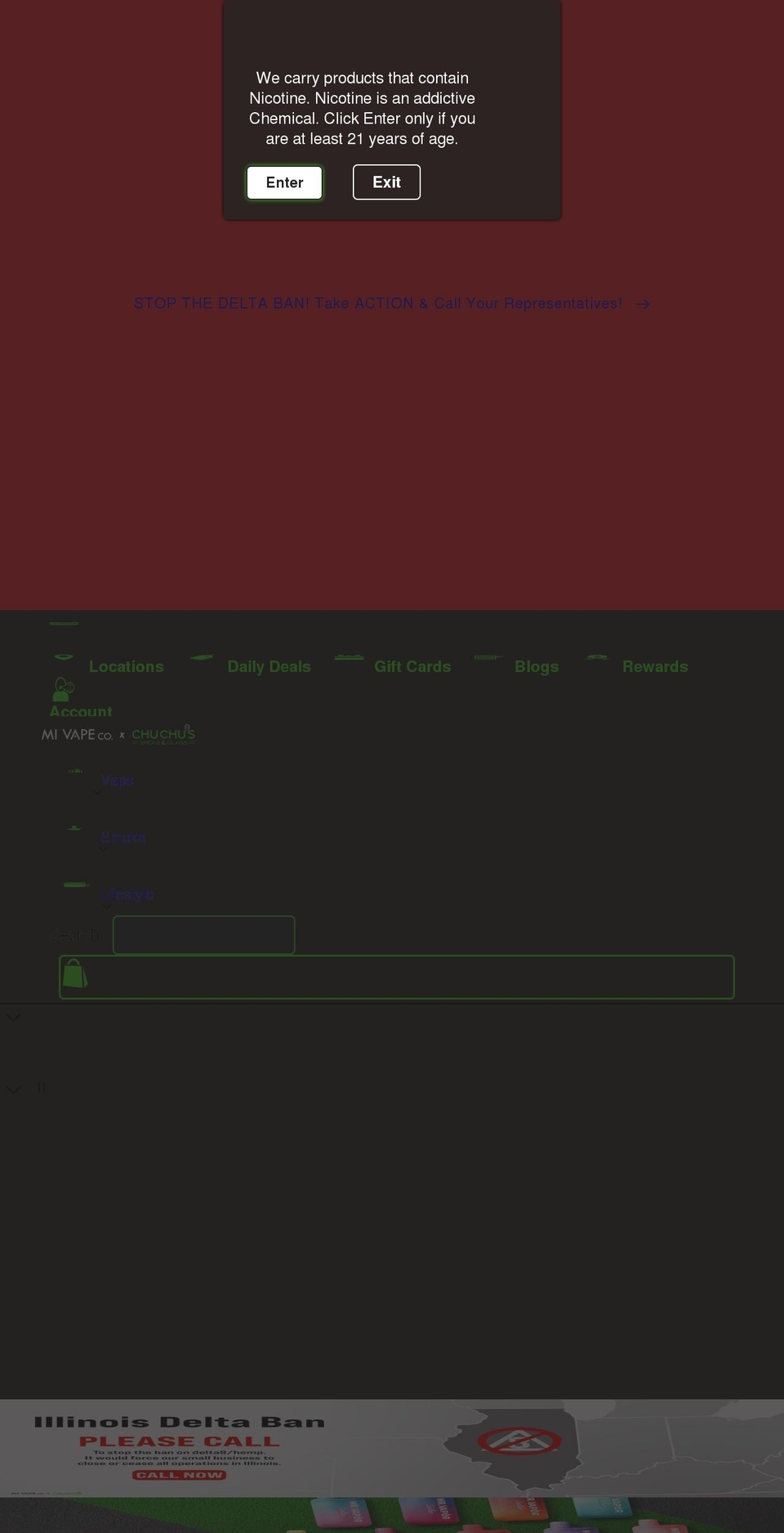 mivapeco.com shopify website screenshot