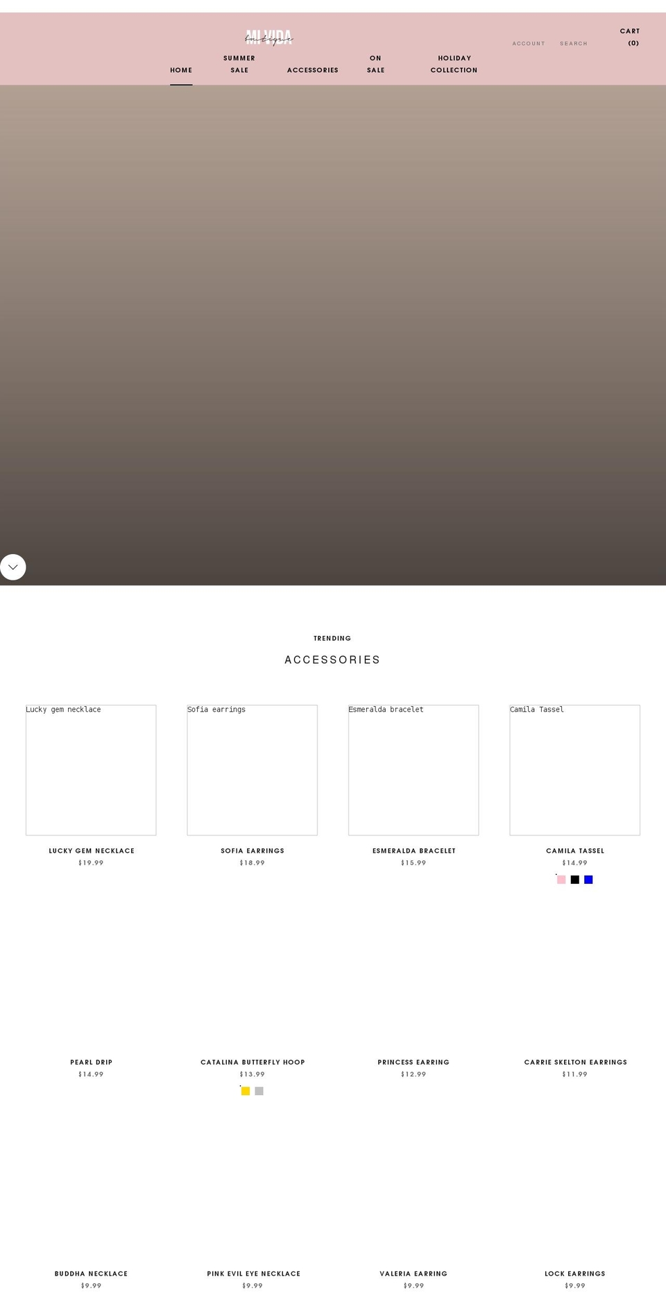 mividaboutique.com shopify website screenshot