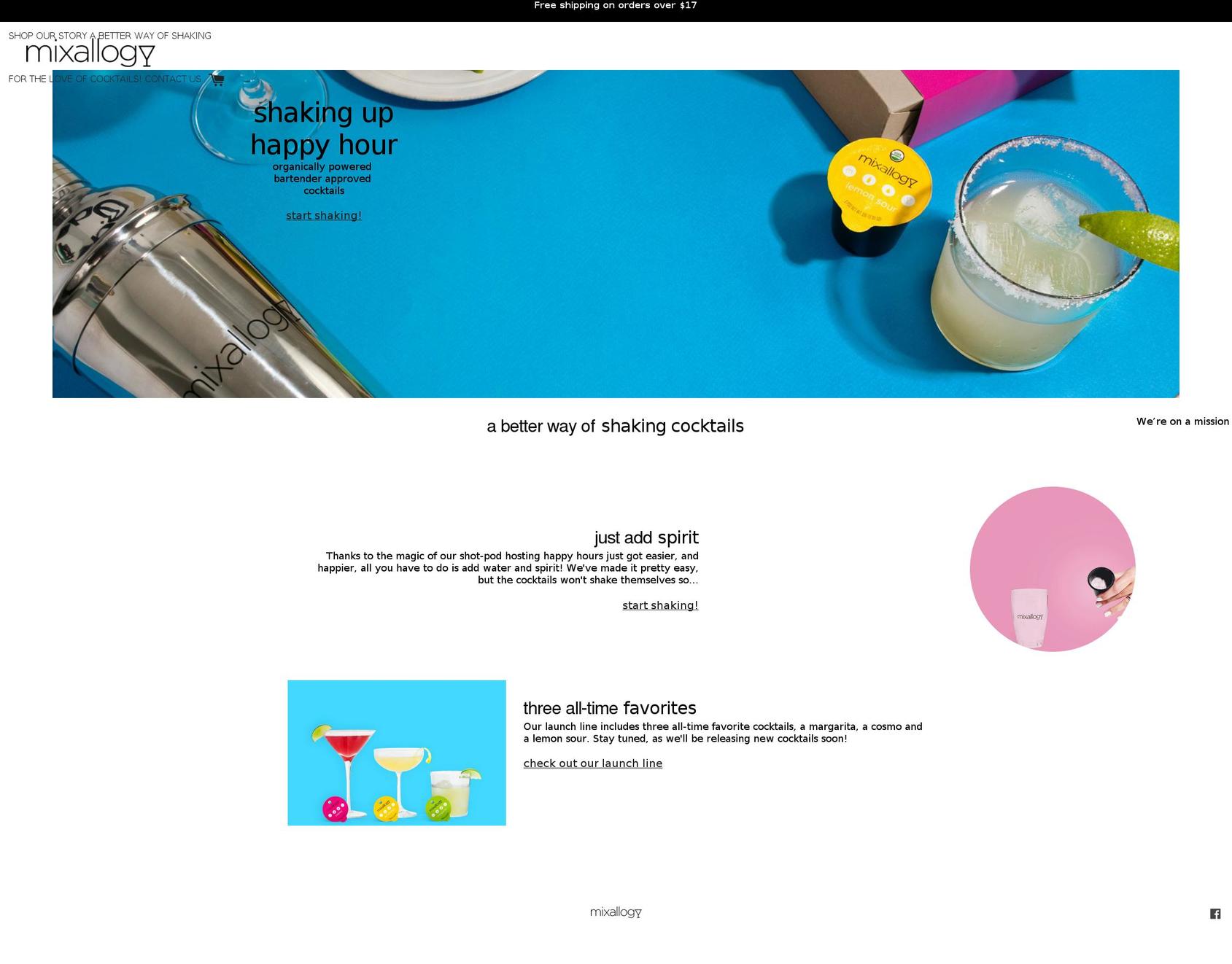 mixallogy.com shopify website screenshot