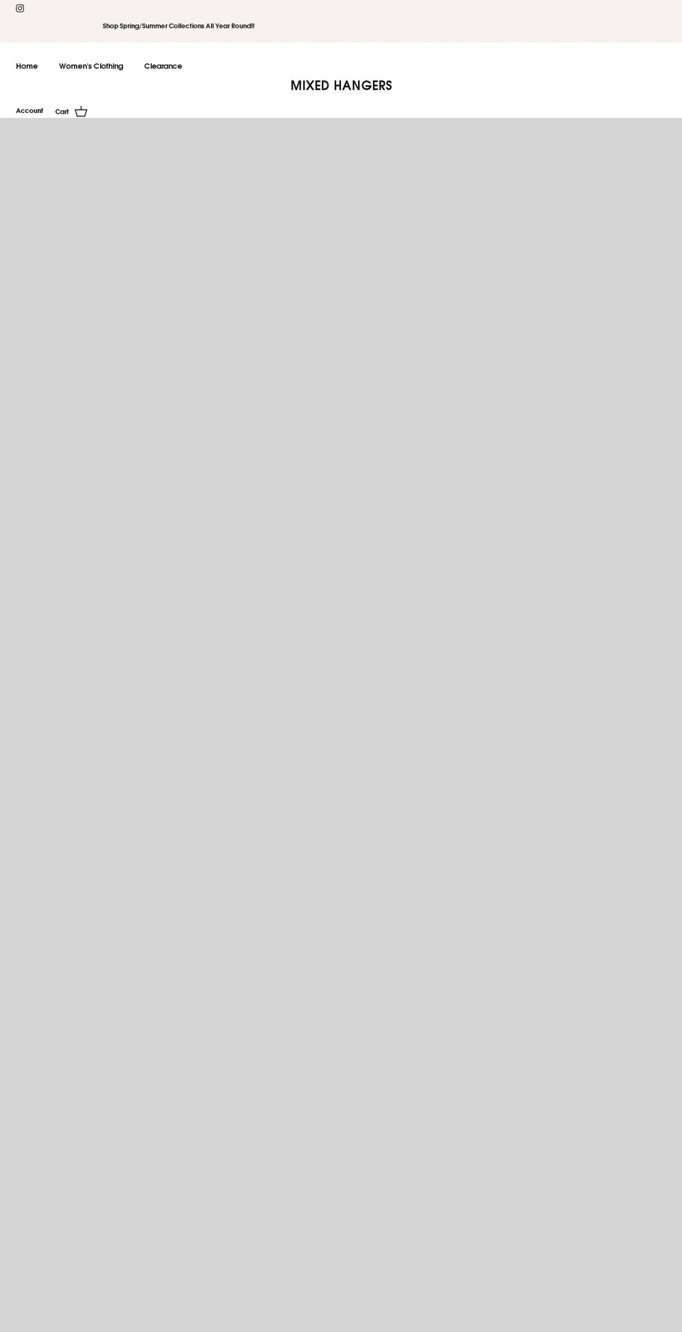 mixedhangers.com shopify website screenshot