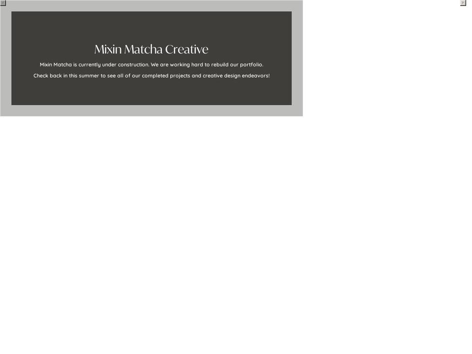 mixinmatcha.com — Shopify storefront screenshot