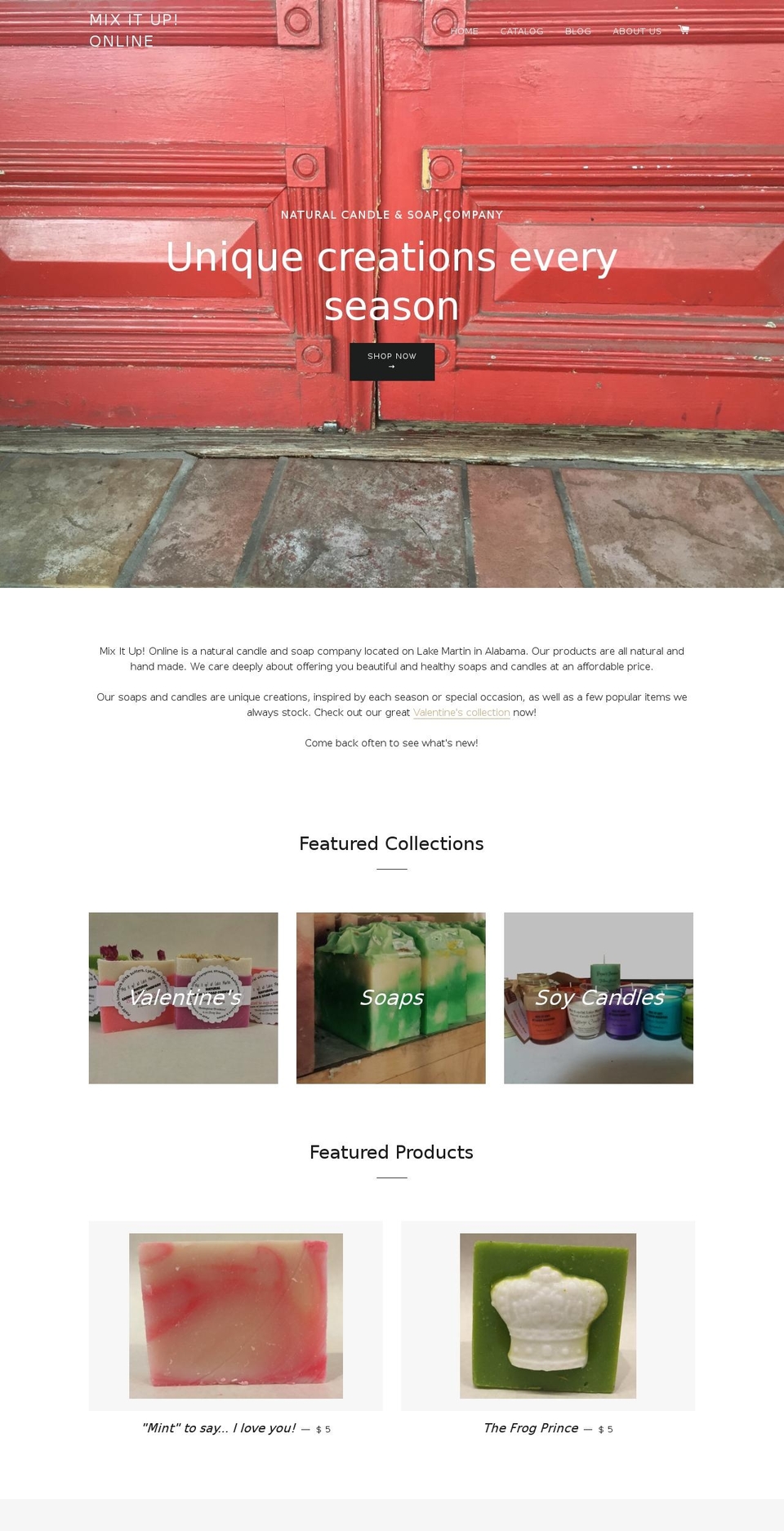 mixitupatlakemartin.com shopify website screenshot