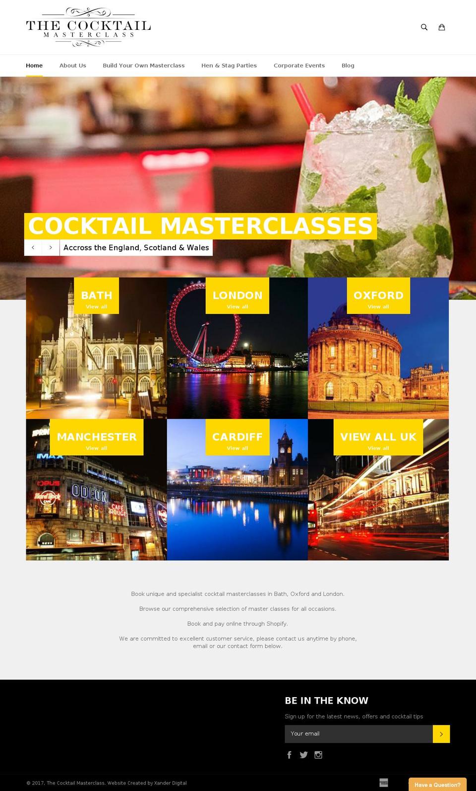 mixologyatmine.com shopify website screenshot