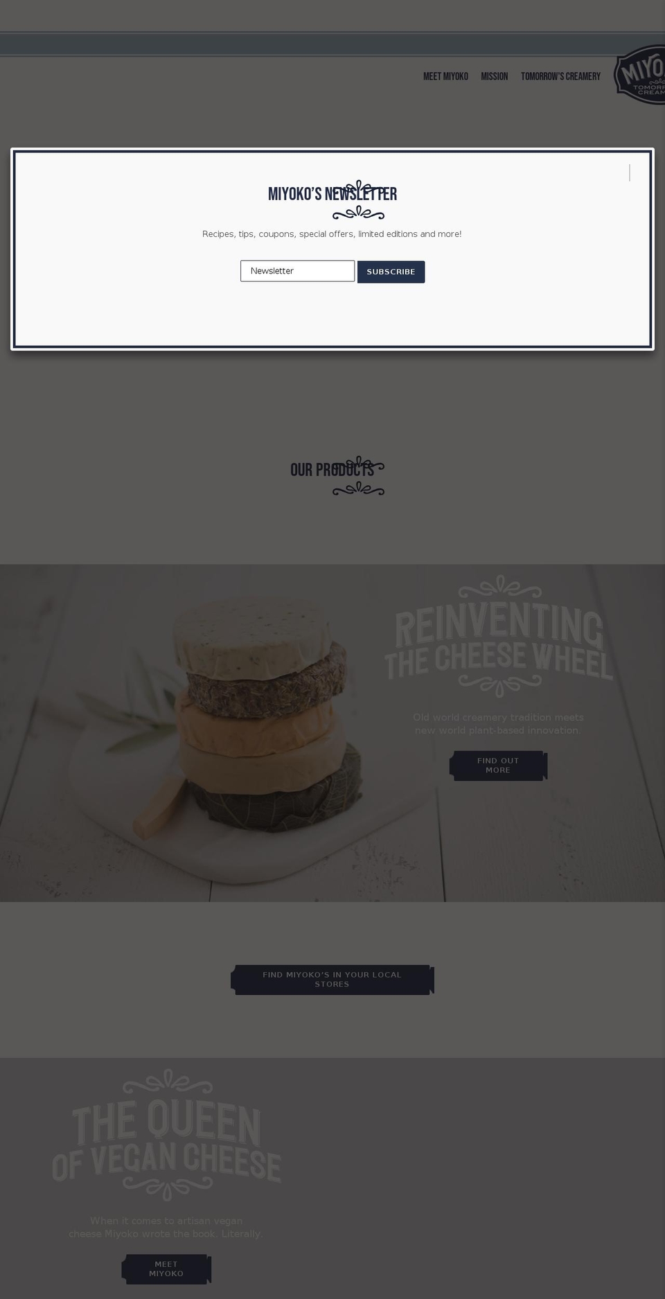 Miyoko (By ZDCA) Shopify theme site example miyokoskitchen.com