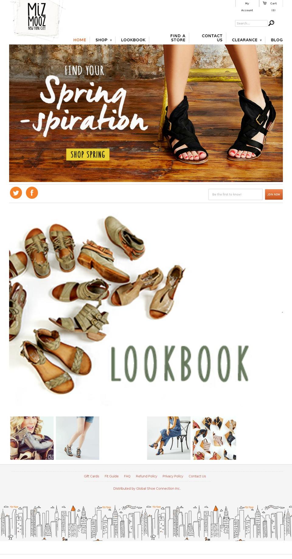 mizmooz.ca shopify website screenshot