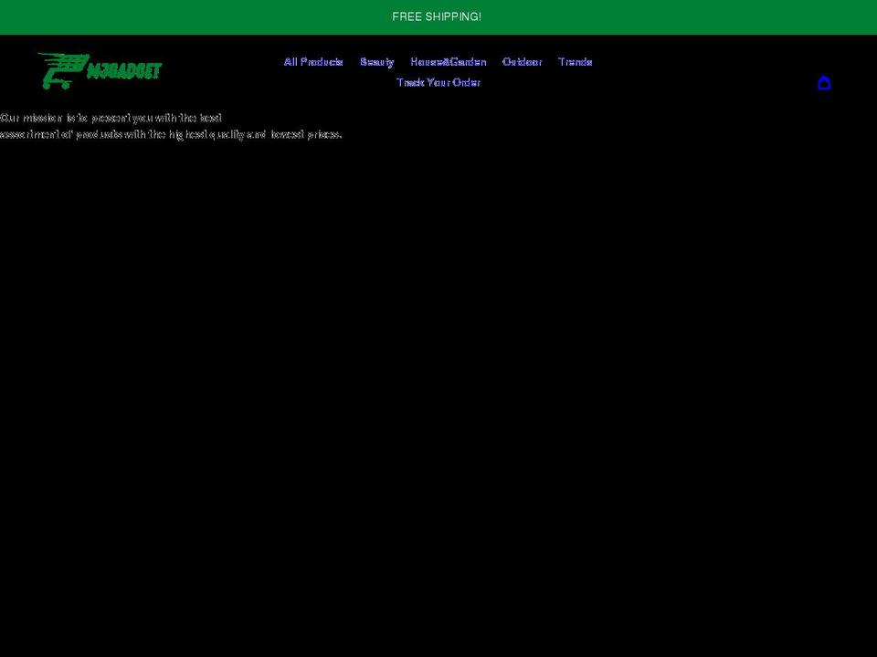 mjgadget.com shopify website screenshot