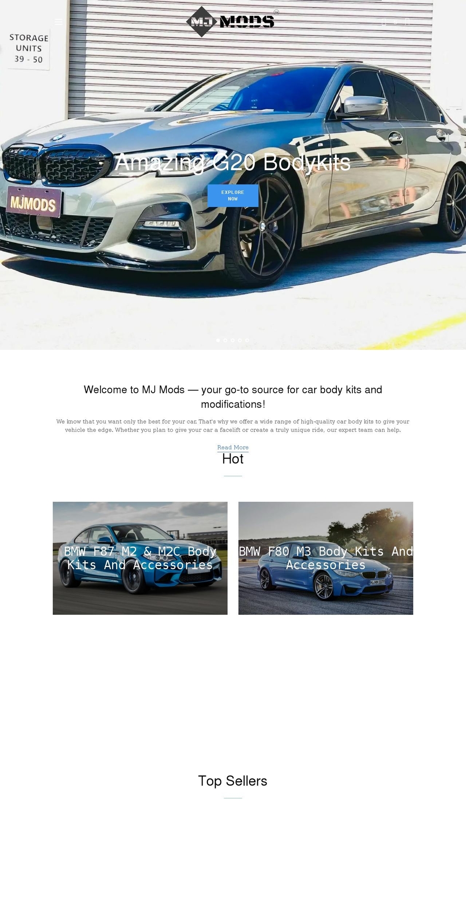 mjmods.com.au shopify website screenshot