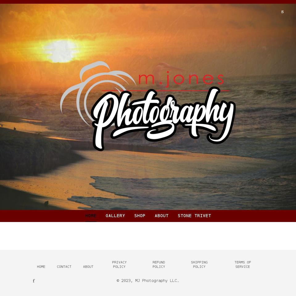 mjphotographyllc.com shopify website screenshot
