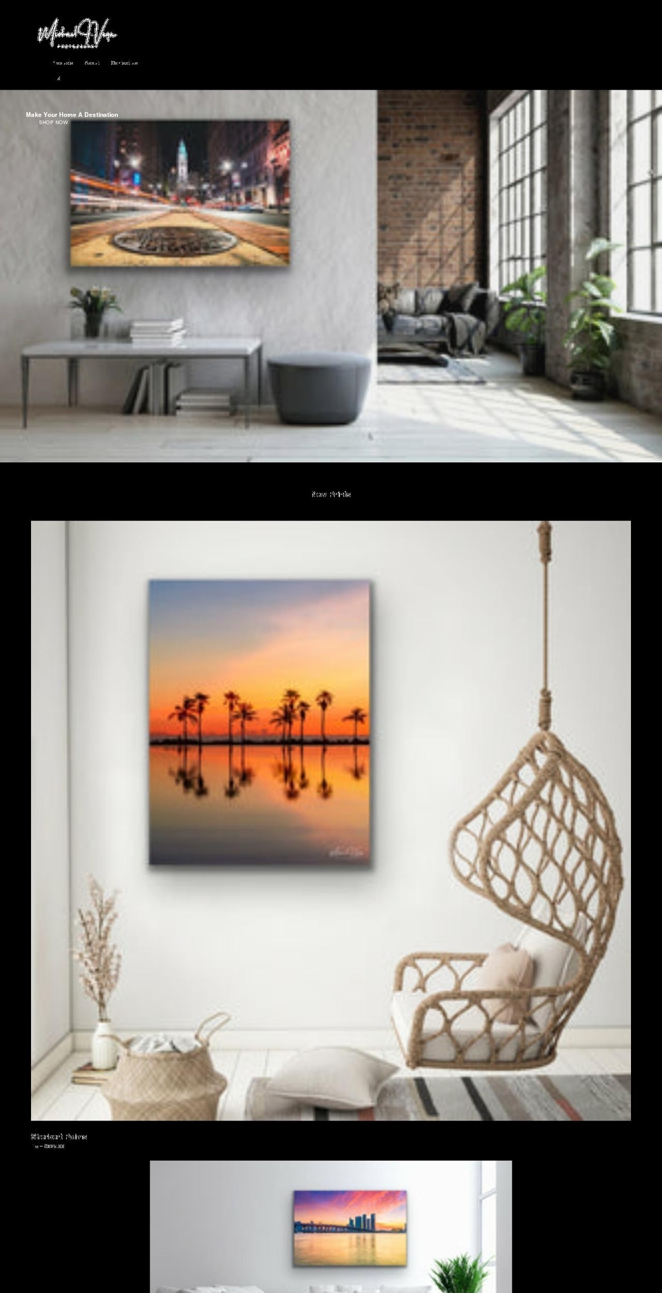 mjv-photo.com shopify website screenshot