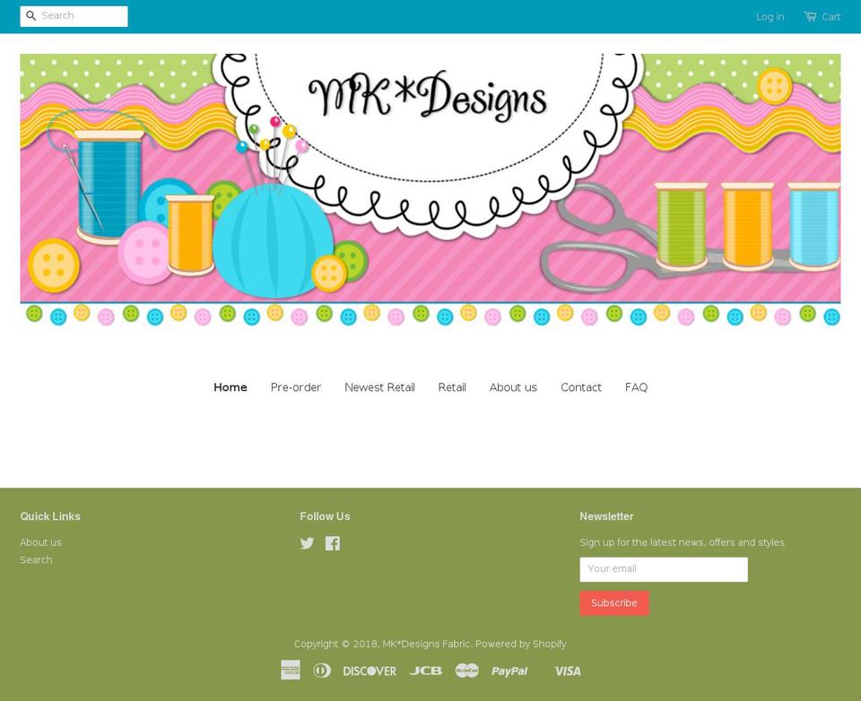 mk-designs-fabric.myshopify.com shopify website screenshot