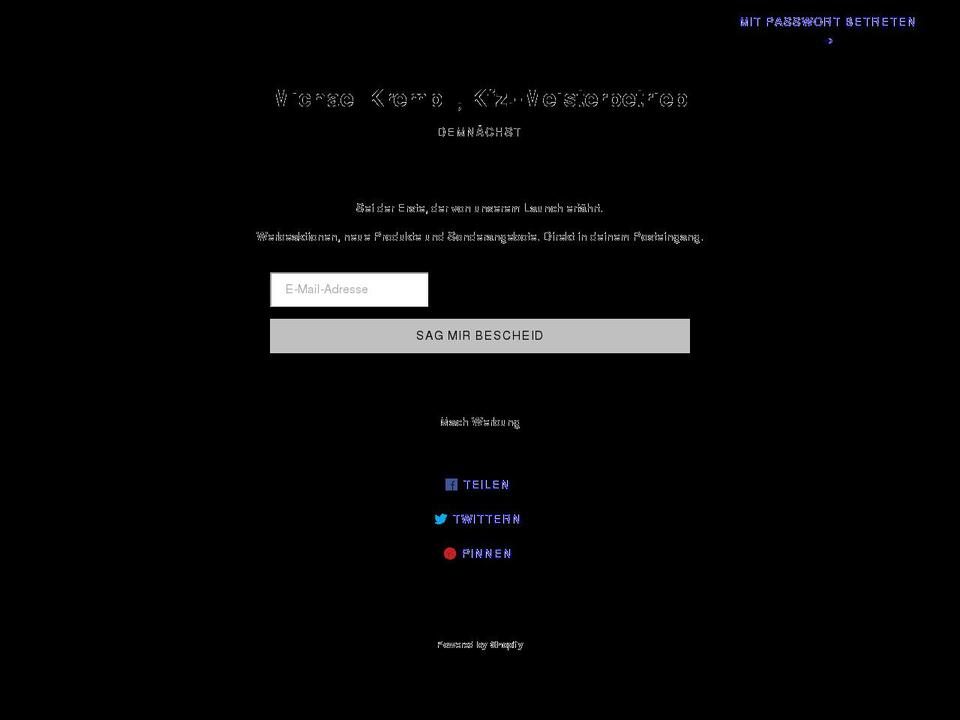 mk-kfz.net shopify website screenshot