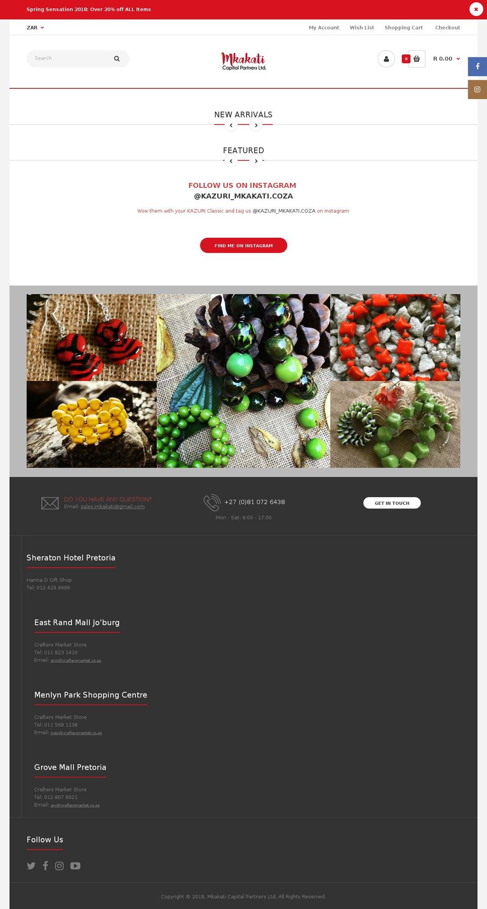 mkakati-coza.com shopify website screenshot