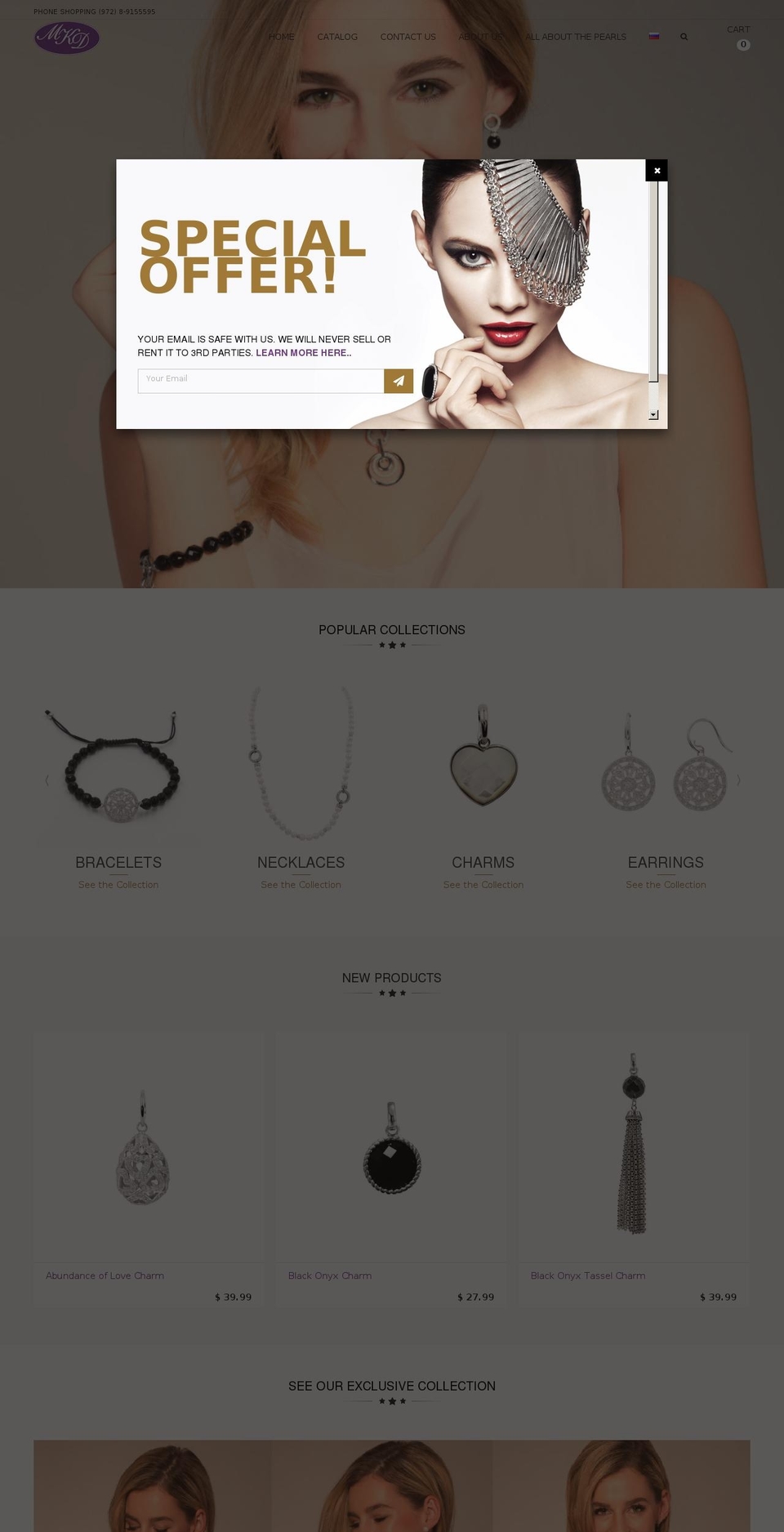 mkd-jewels.com shopify website screenshot