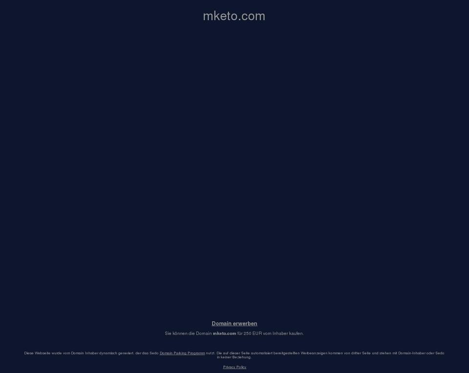 mketo.com — Shopify storefront screenshot
