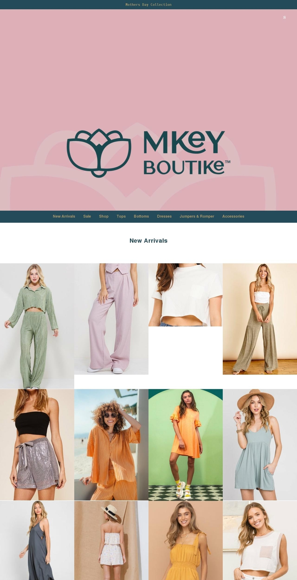 mkeyboutike.com shopify website screenshot