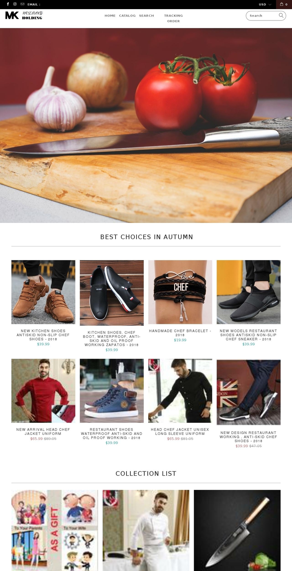 mkholdingsg.com shopify website screenshot