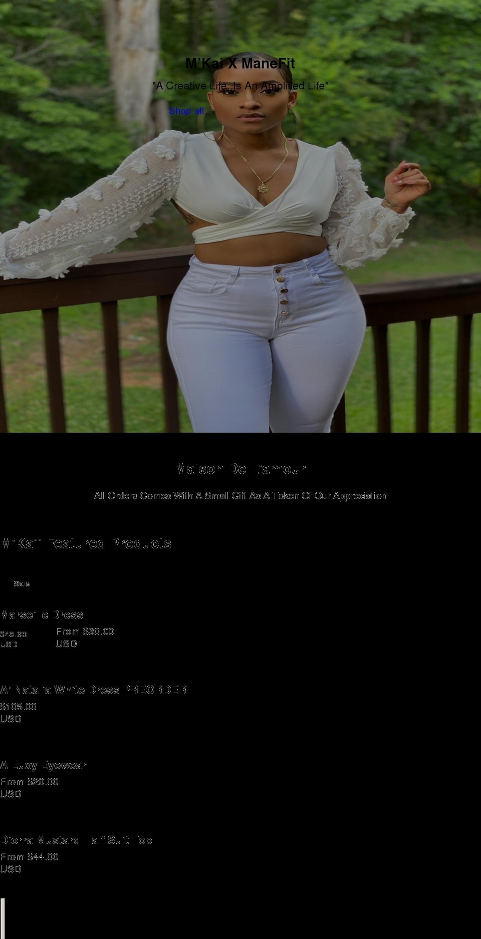 mkluxco.com shopify website screenshot