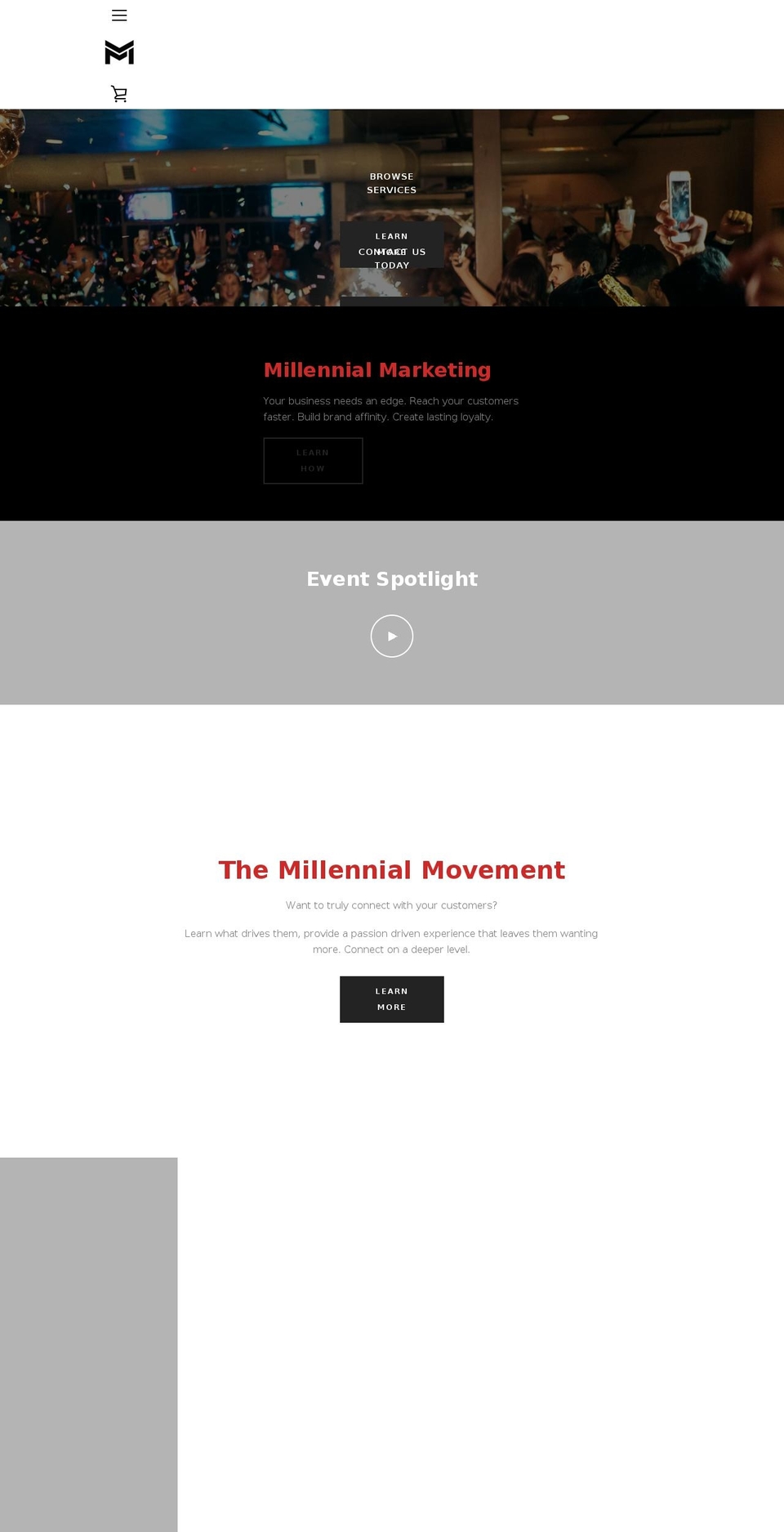 mknmvs.com — Shopify storefront screenshot