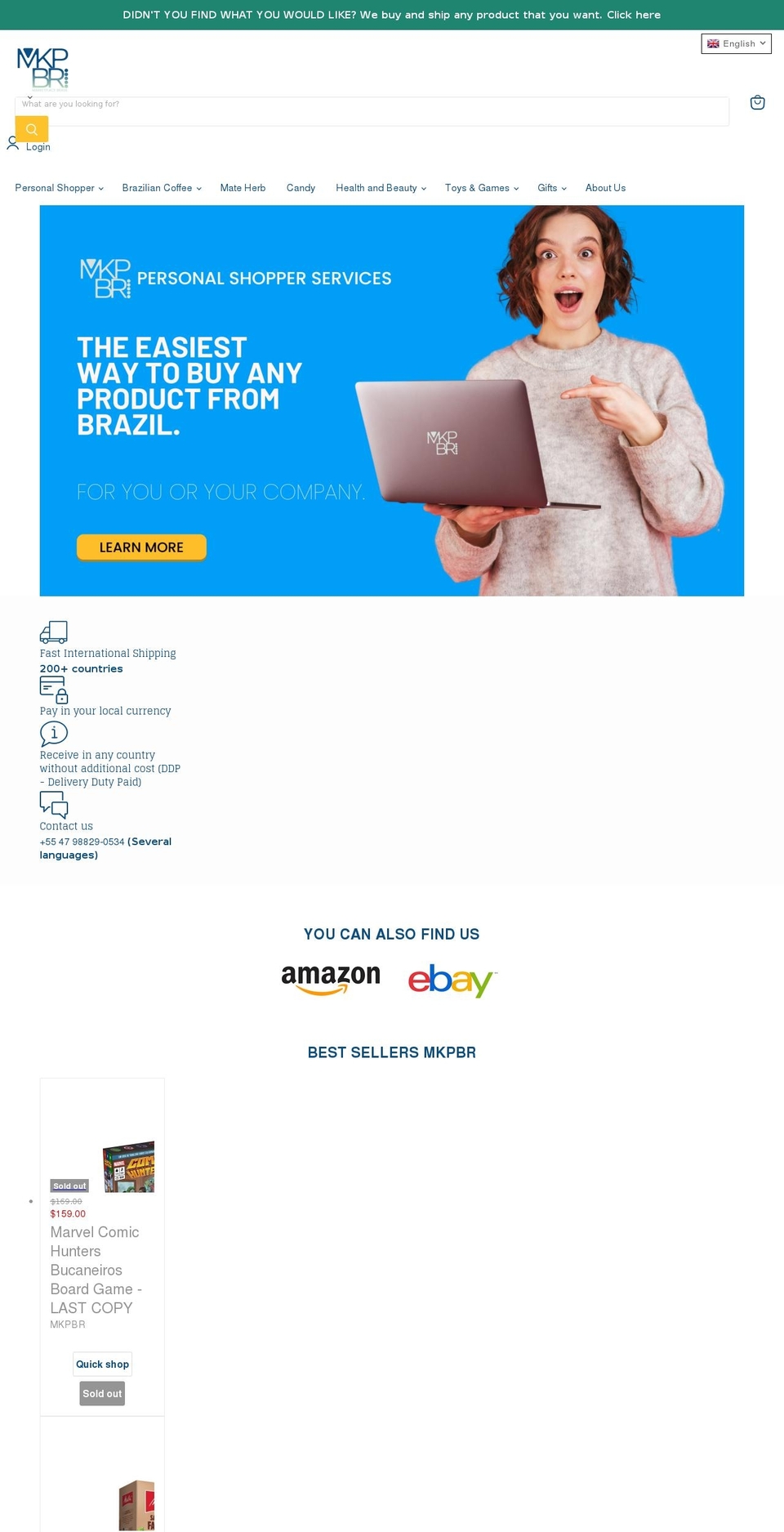 mkpbr.com shopify website screenshot