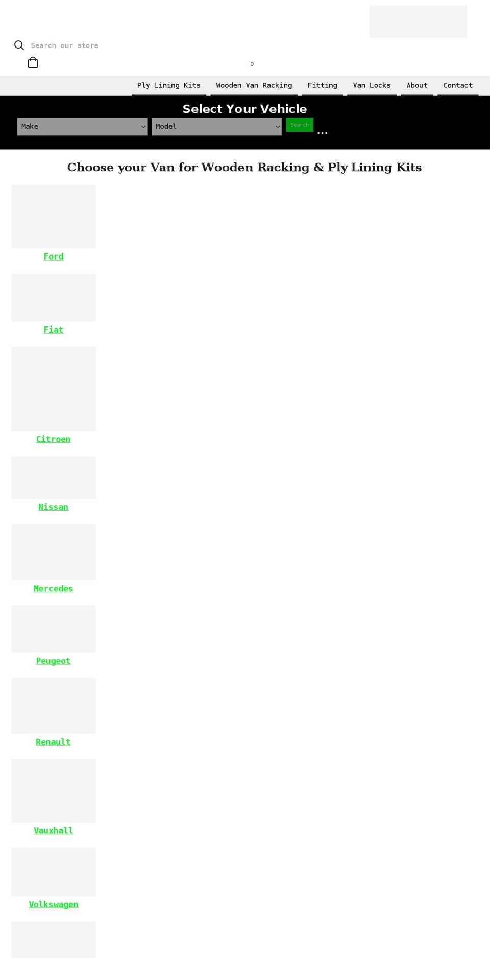 mkplylining.co.uk shopify website screenshot