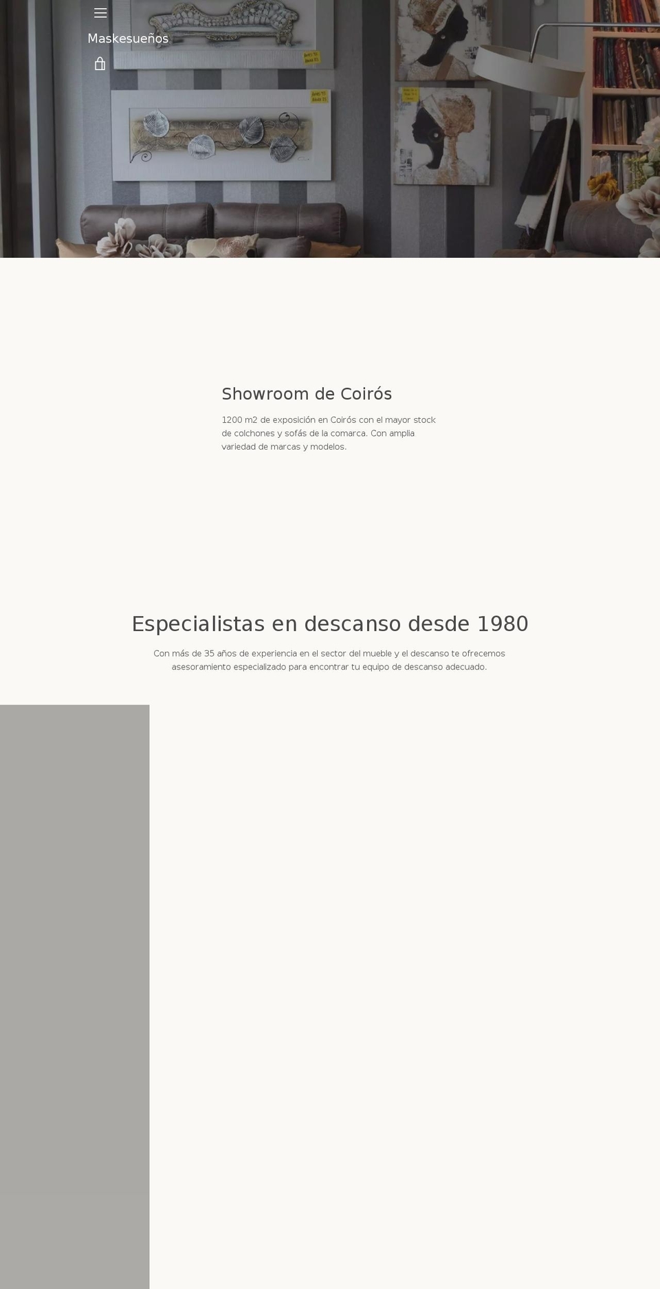 mksdescanso.com — Shopify storefront screenshot
