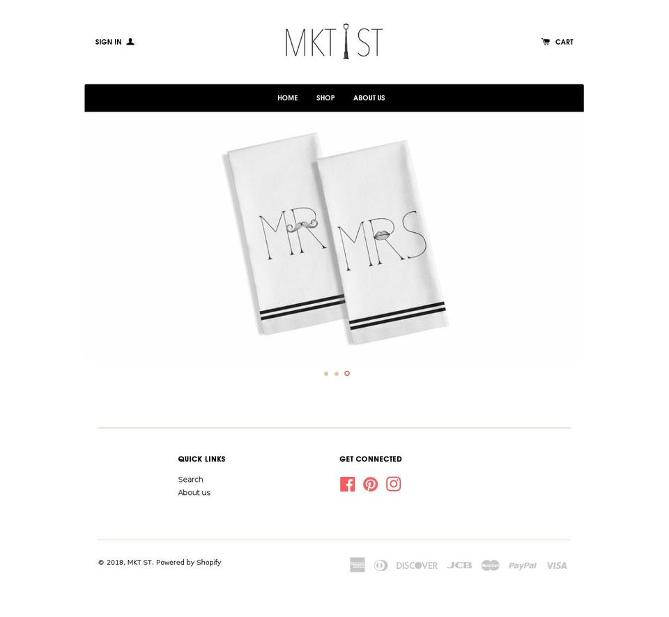mkt-st.com shopify website screenshot