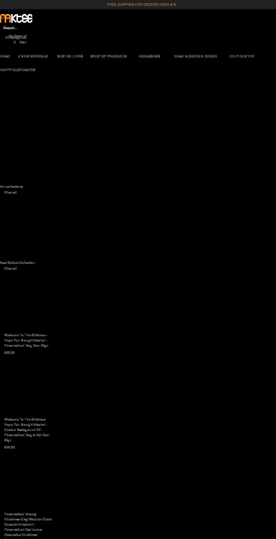 mktee.com shopify website screenshot
