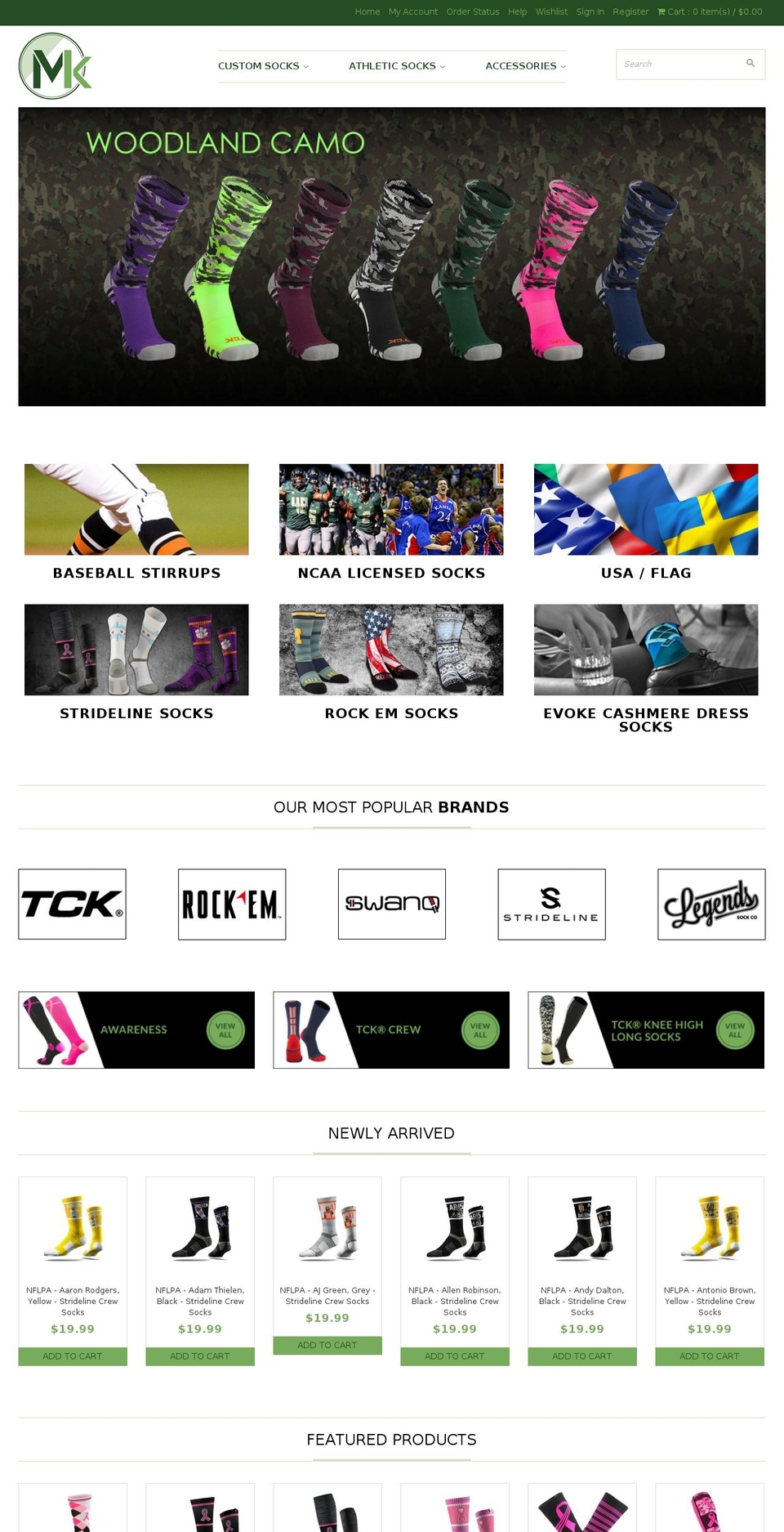 mktradingcompany.com shopify website screenshot