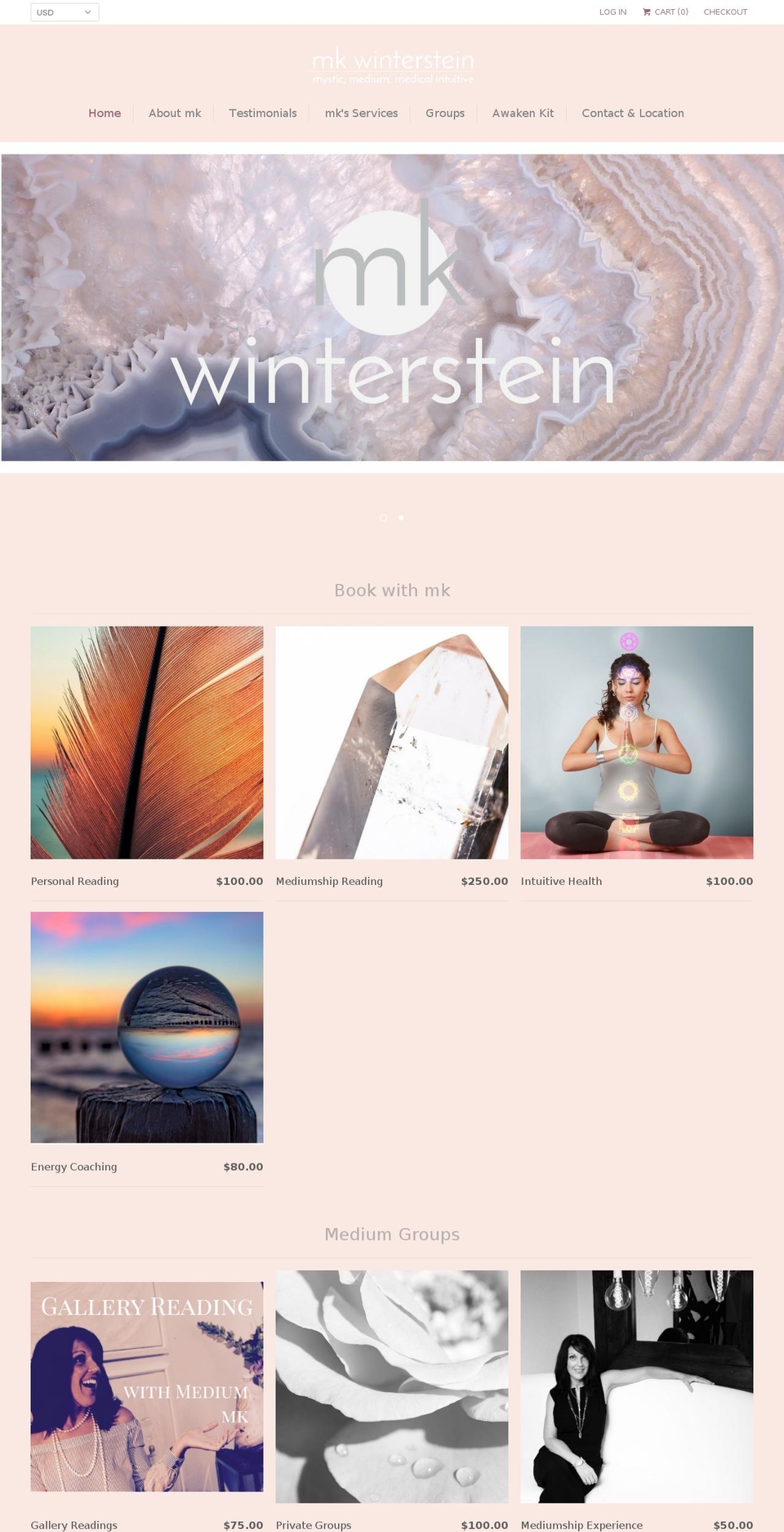 Molla Shopify theme site example mkwinterstein.com